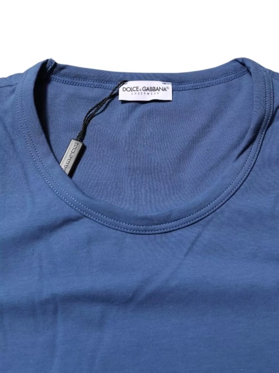 Dolce&Gabbana Cotton Crew Neck Short-Sleeve T-Shirt