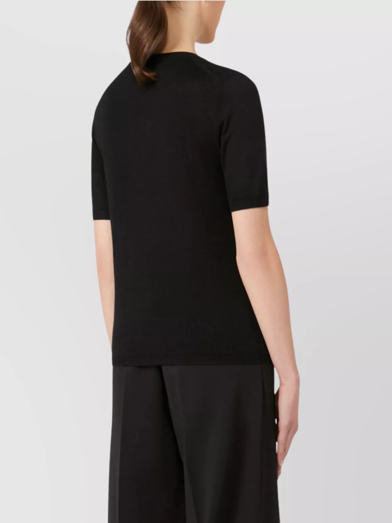 Max Mara Basic Wool Crew Neck Sweater