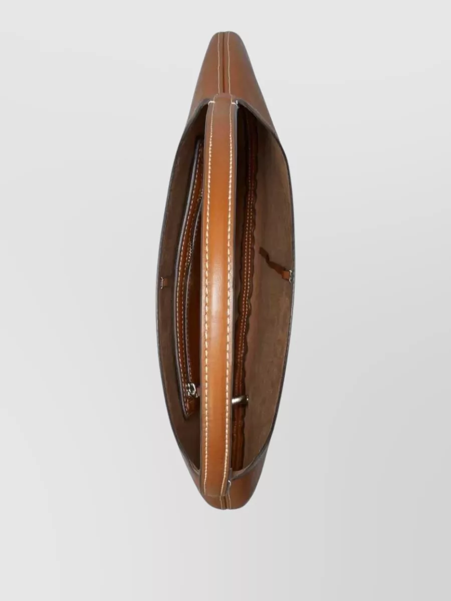 Tory Burch Pierced Large Leather Shoulder Bag