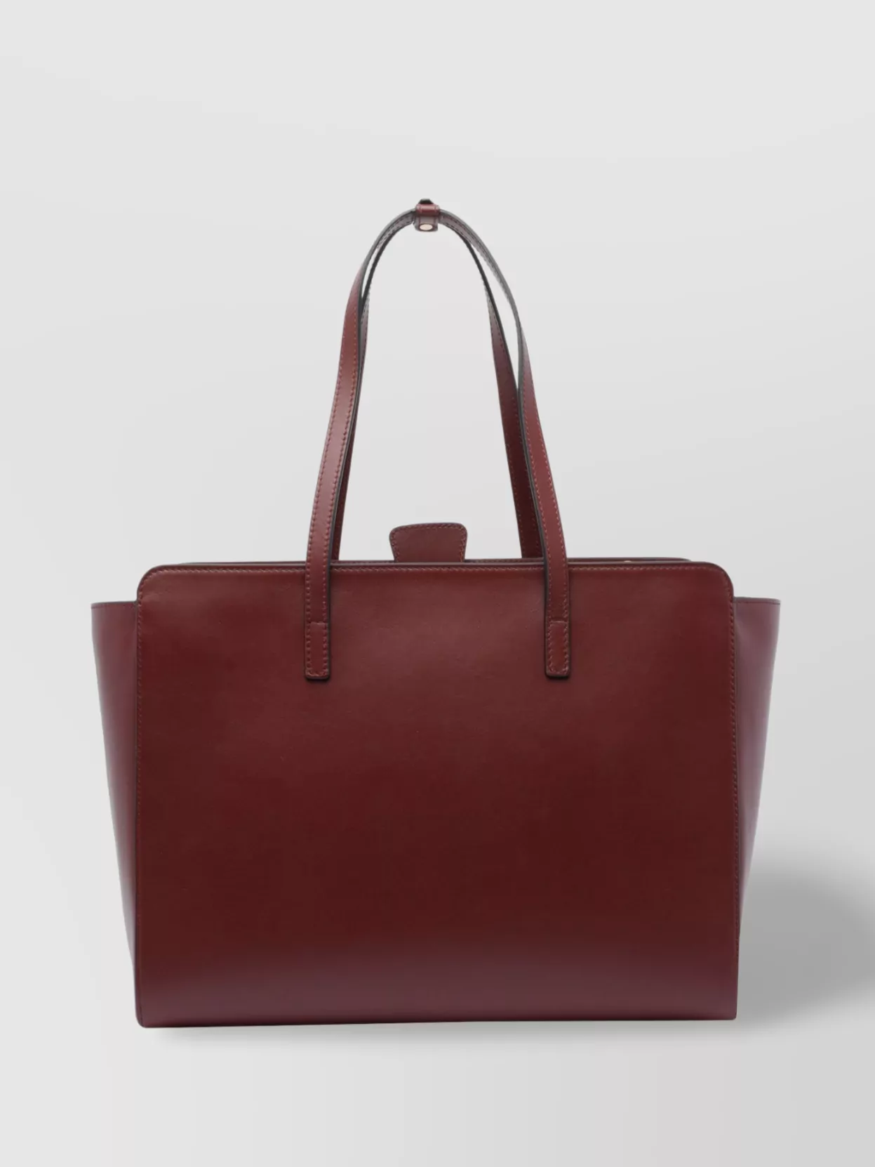 Hidesins Bordeaux Large Flap Tote Bag