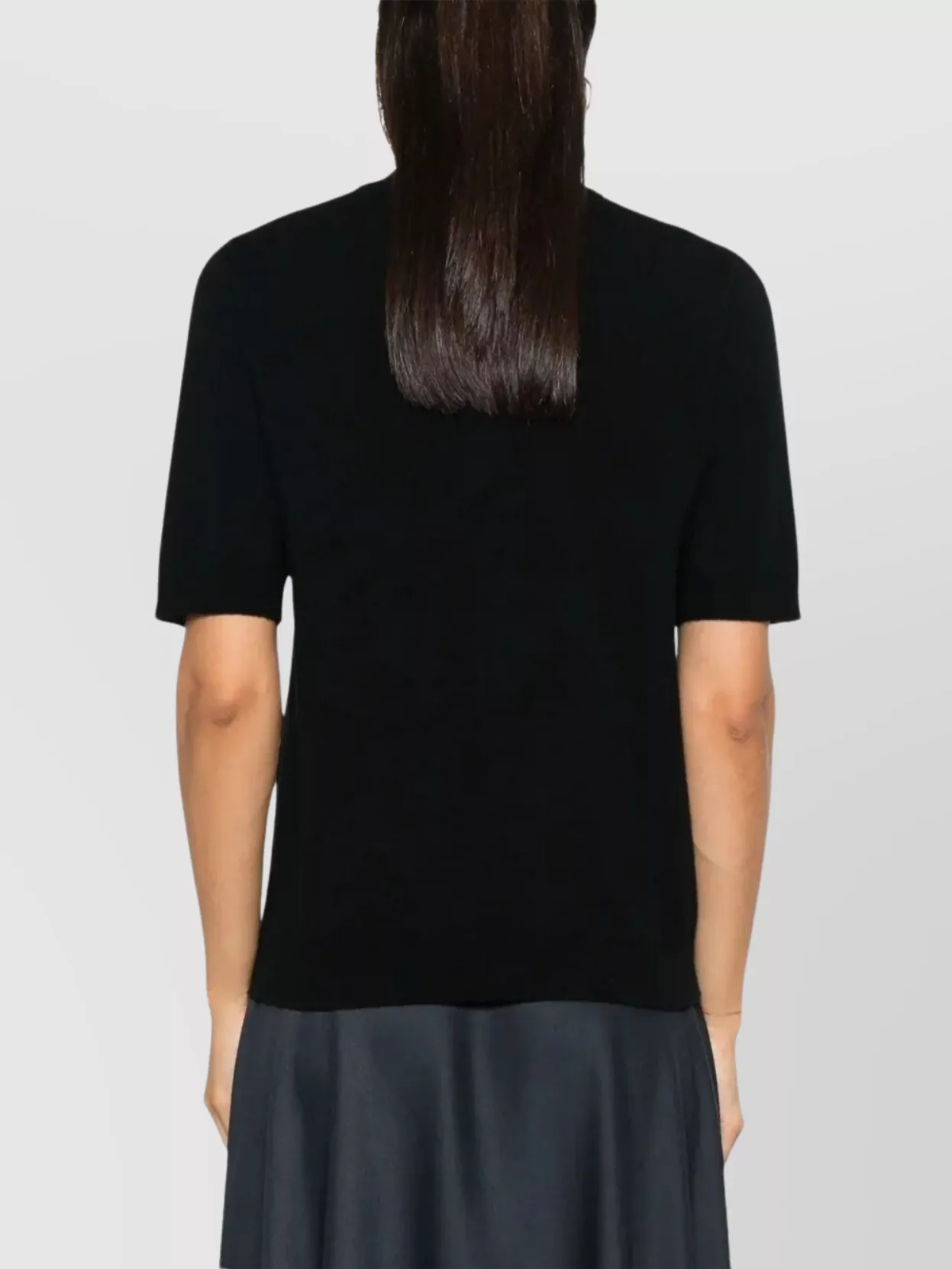 Fabiana Filippi Short Sleeve Knitwear Beaded Neckline