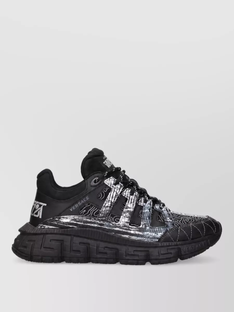 Versace Fabric Low-Top Sneakers