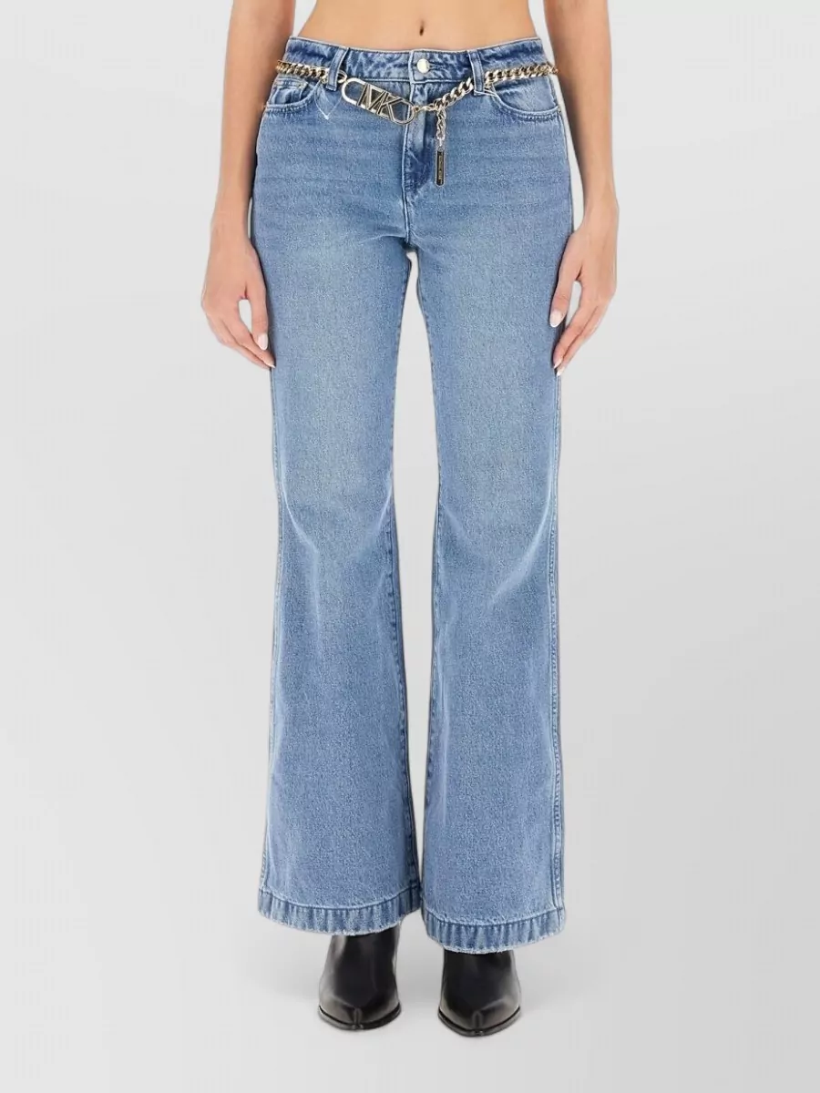 Michael Kors denim flared jeans