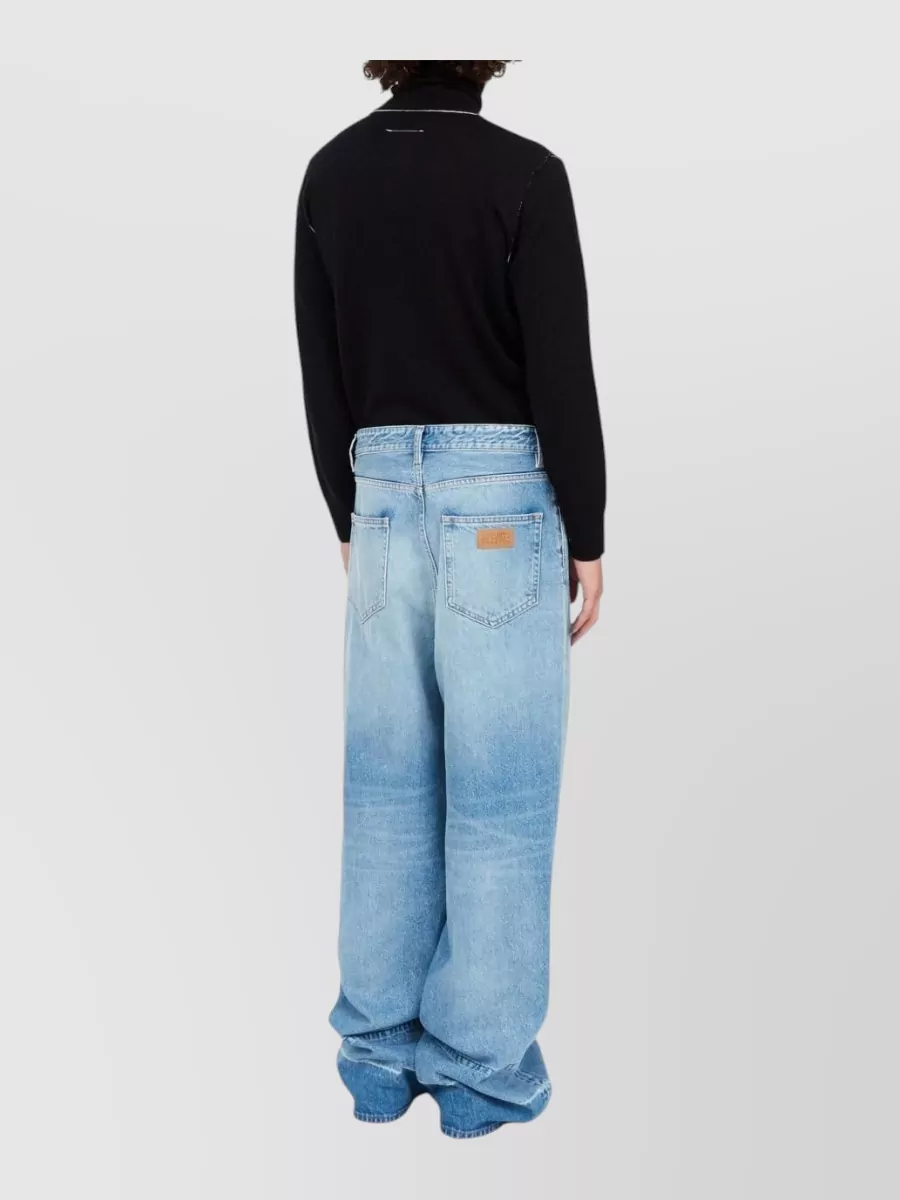 Mm6 Maison Margiela Wide-Leg Jeans
