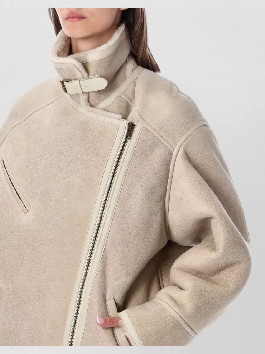 Isabel Marant Shearling Relaxed-Fit Jacket