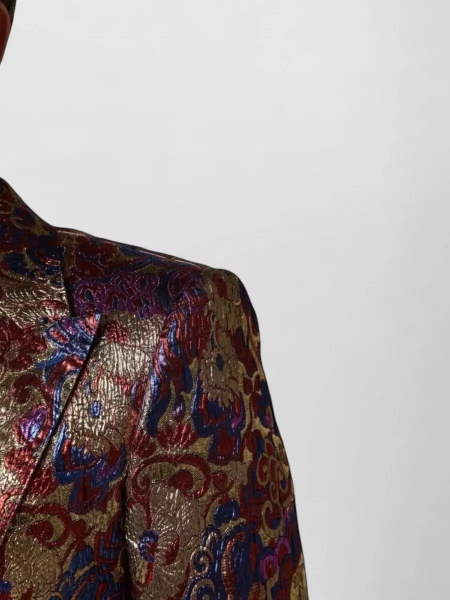 Dolce&Gabbana Jacquard Single-Breasted Blazer