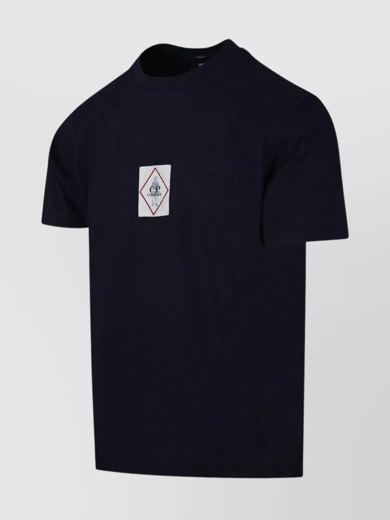 C.p. Company Logo T-Shirt With Crew Neck And Short Sleeves