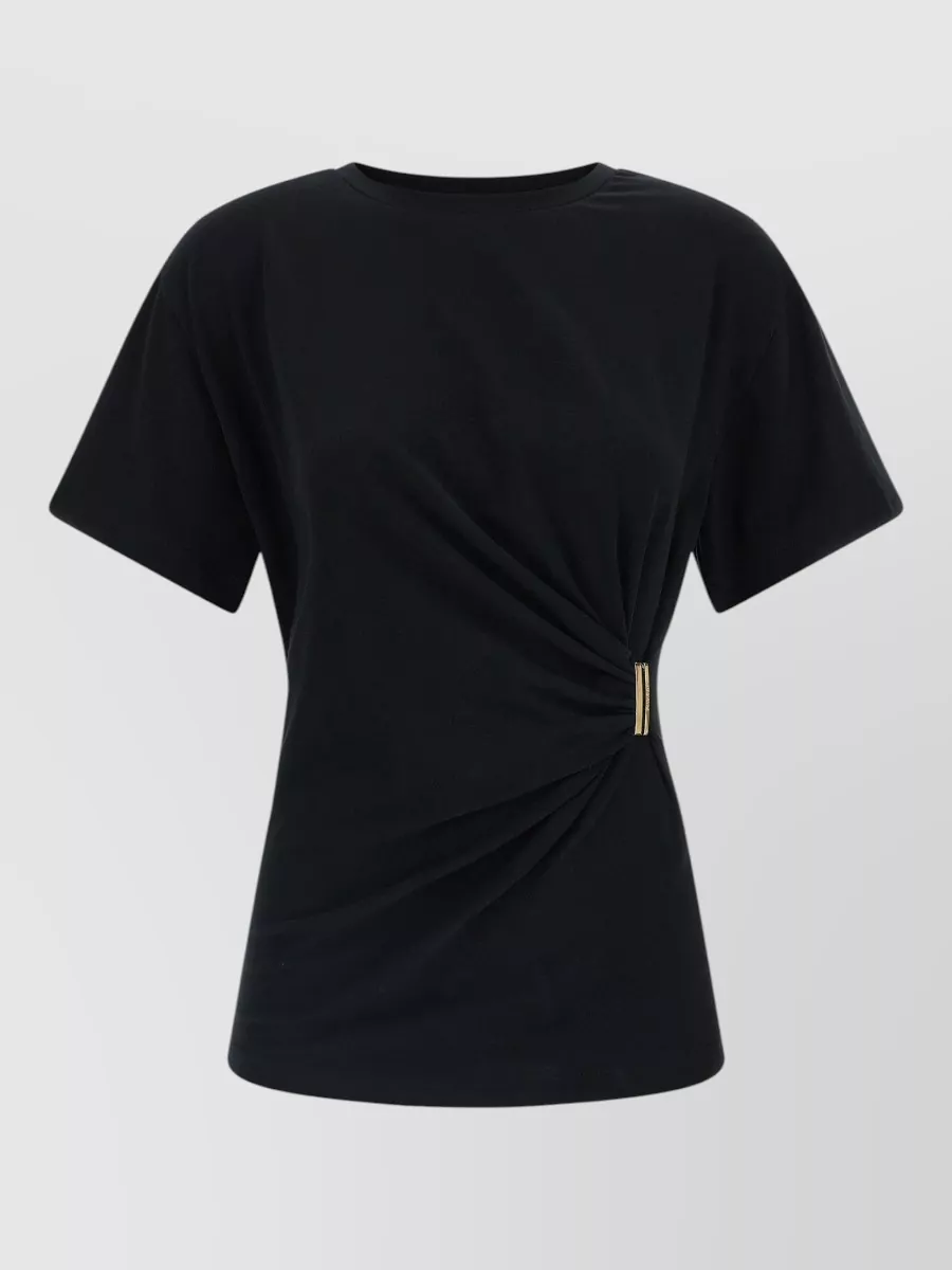 Pinko Draped cotton jersey t-shirt