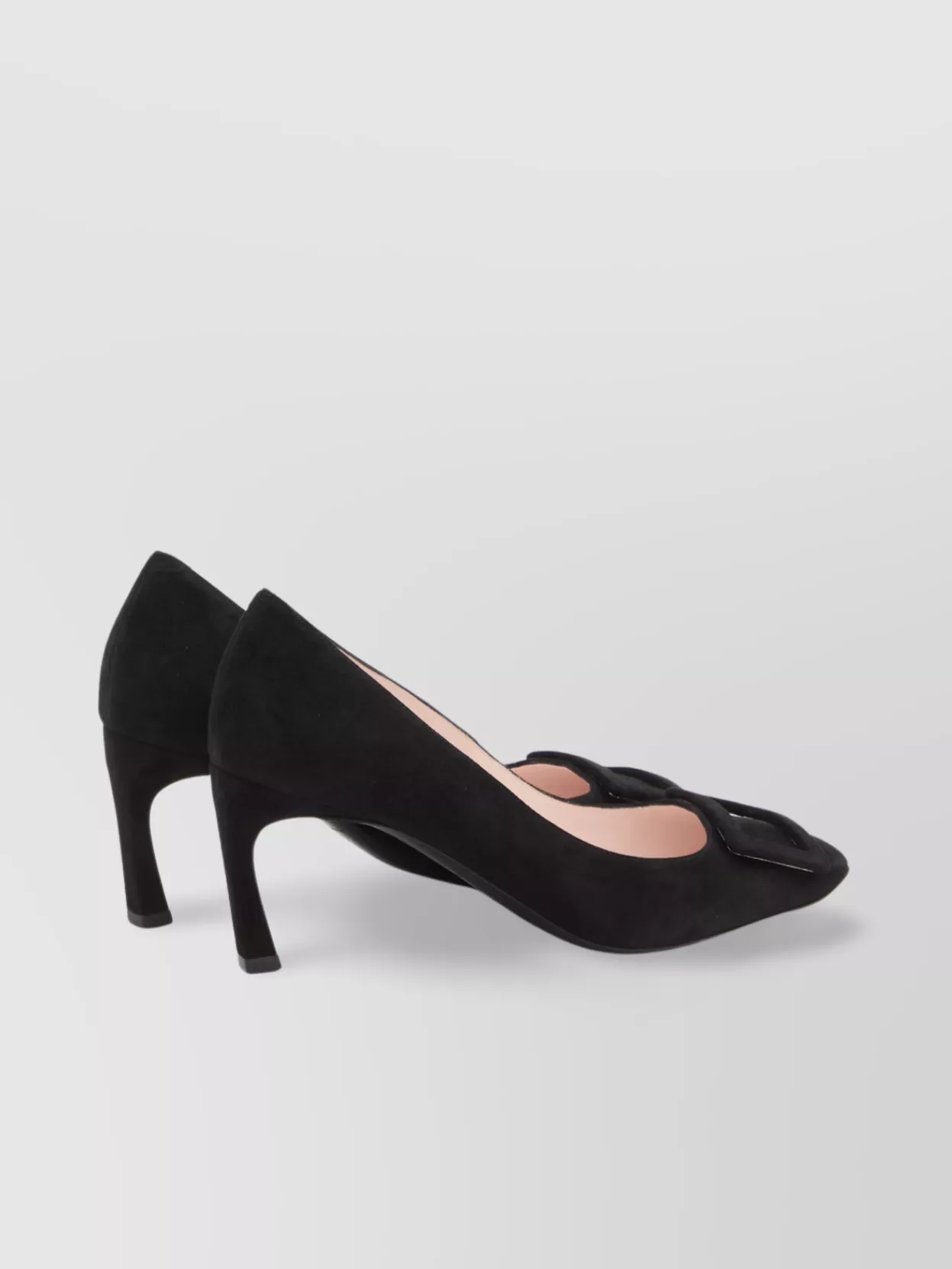 Roger Vivier 70mm Buckle-embellished Suede Pumps