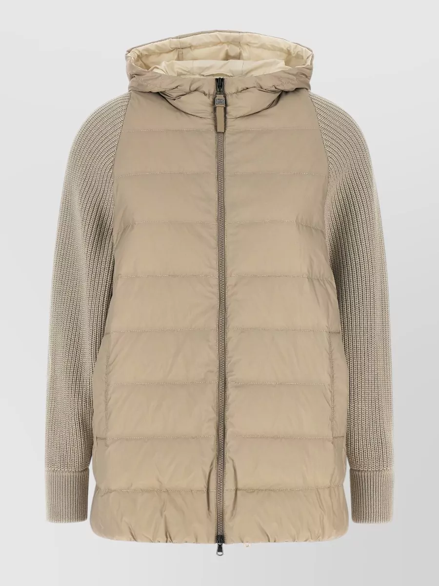 Brunello Cucinelli long puffer parka coat