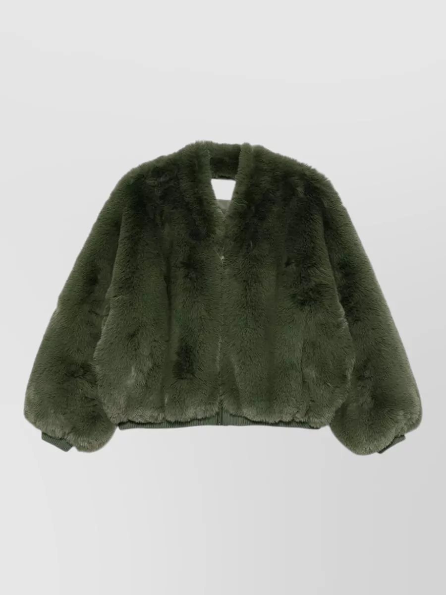 The Frankie Shop faux fur jacket