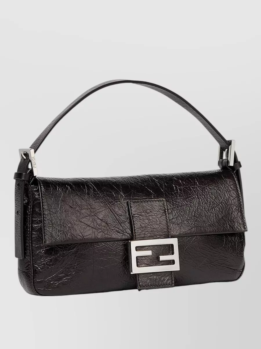 Fendi Baguette Calf Leather Clutch Bag