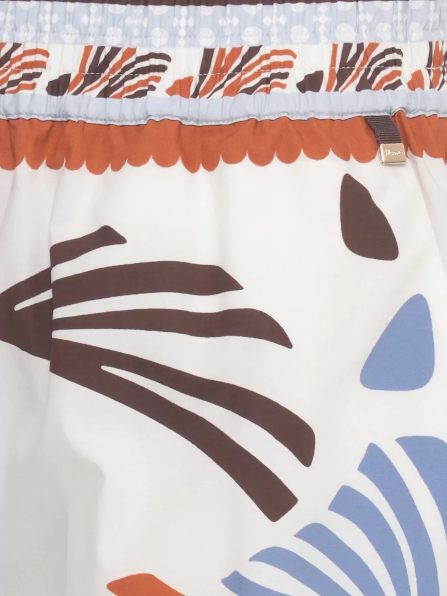 Herno Printed Knee-Length Shorts