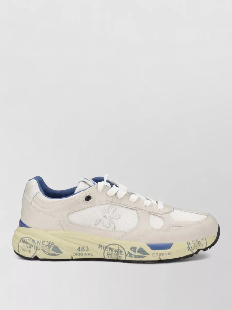 Premiata Leather Low-Top Sneakers