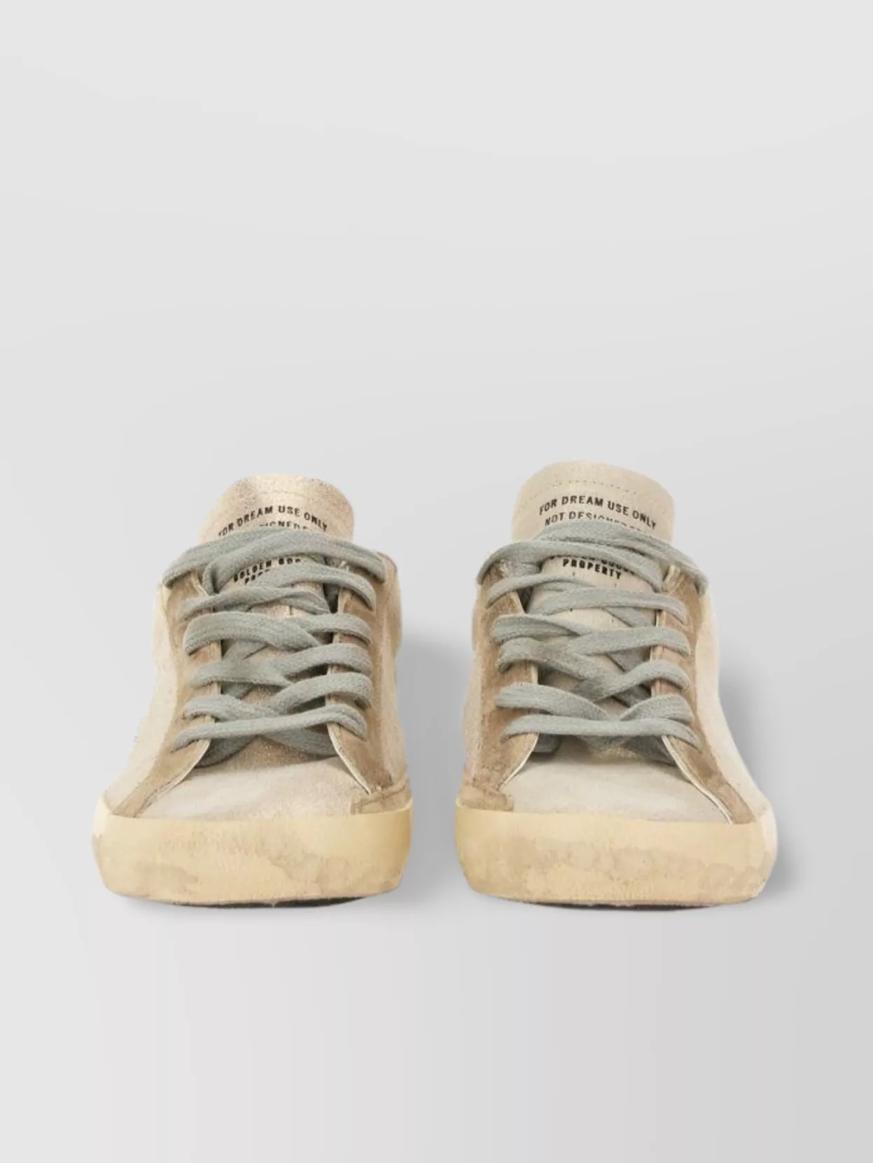 Golden Goose Suede Finish Perforated Side Sneakers