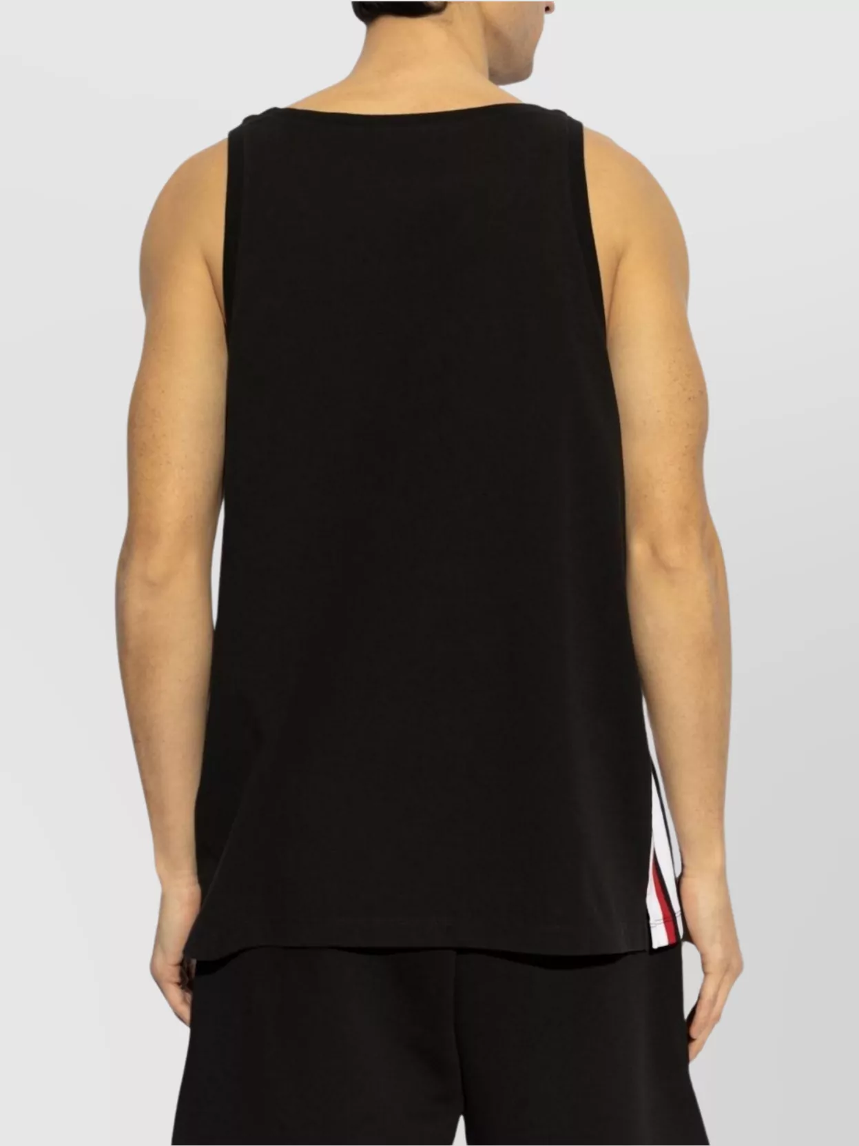 Dsquared2 Sleeveless Round Neck T-Shirt With Straight Hem