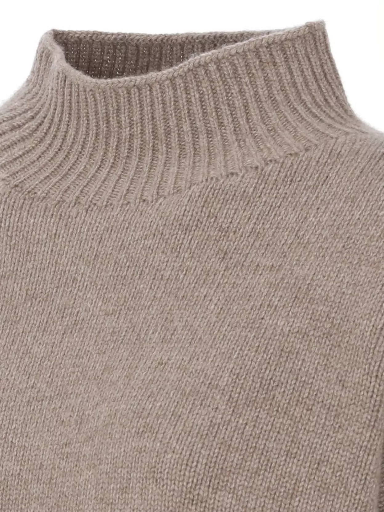 Vanise' Merino Wool High Neck Sweater