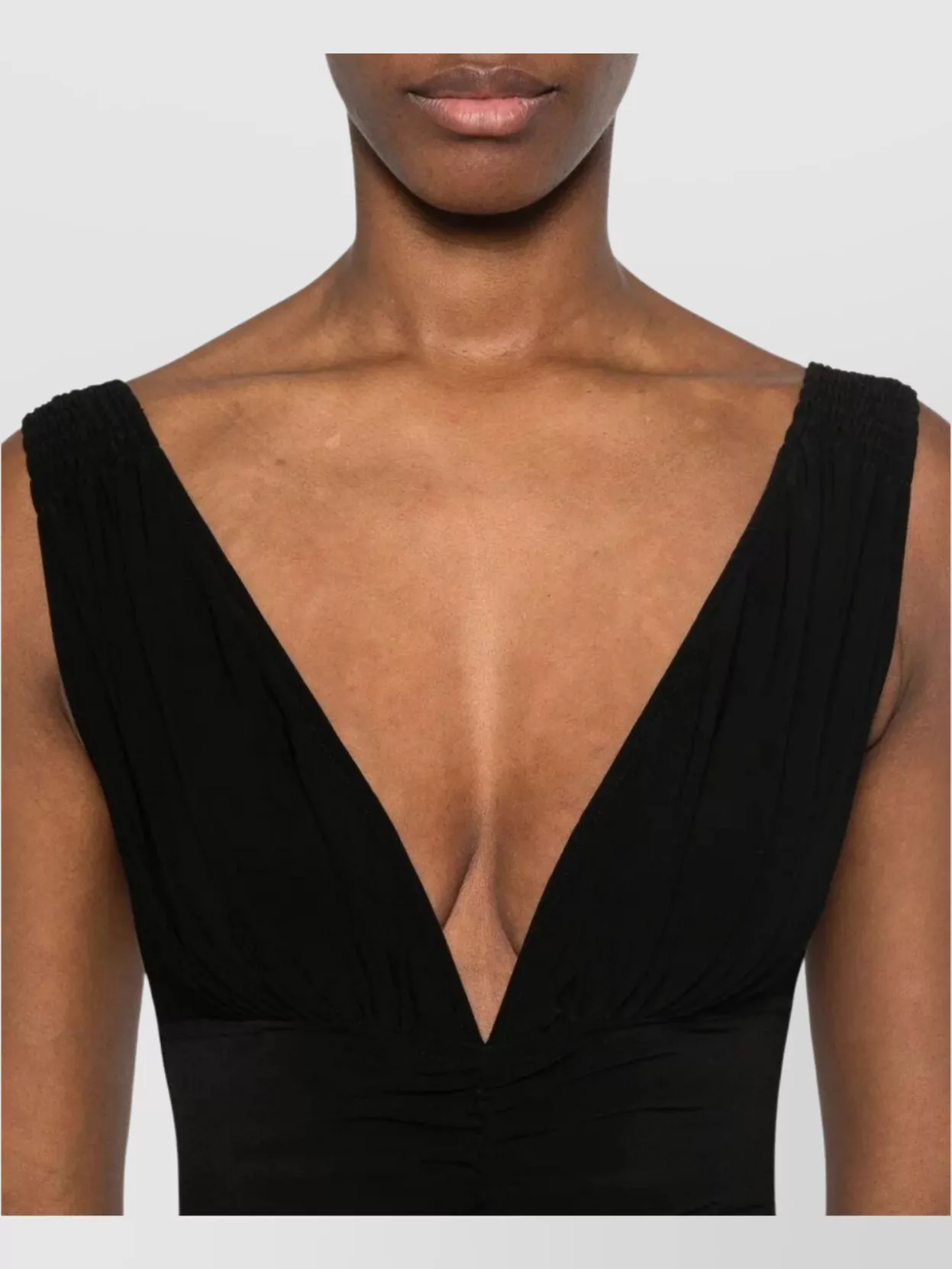 Norma Kamali Tara Shirred Front Mio