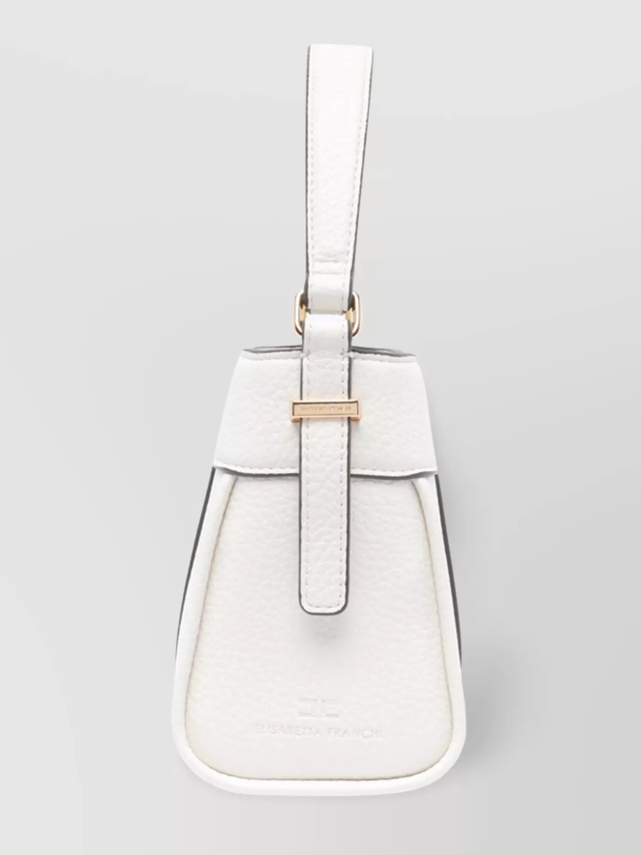 Shop Elisabetta Franchi Structured Top Handle Shoulder Bag