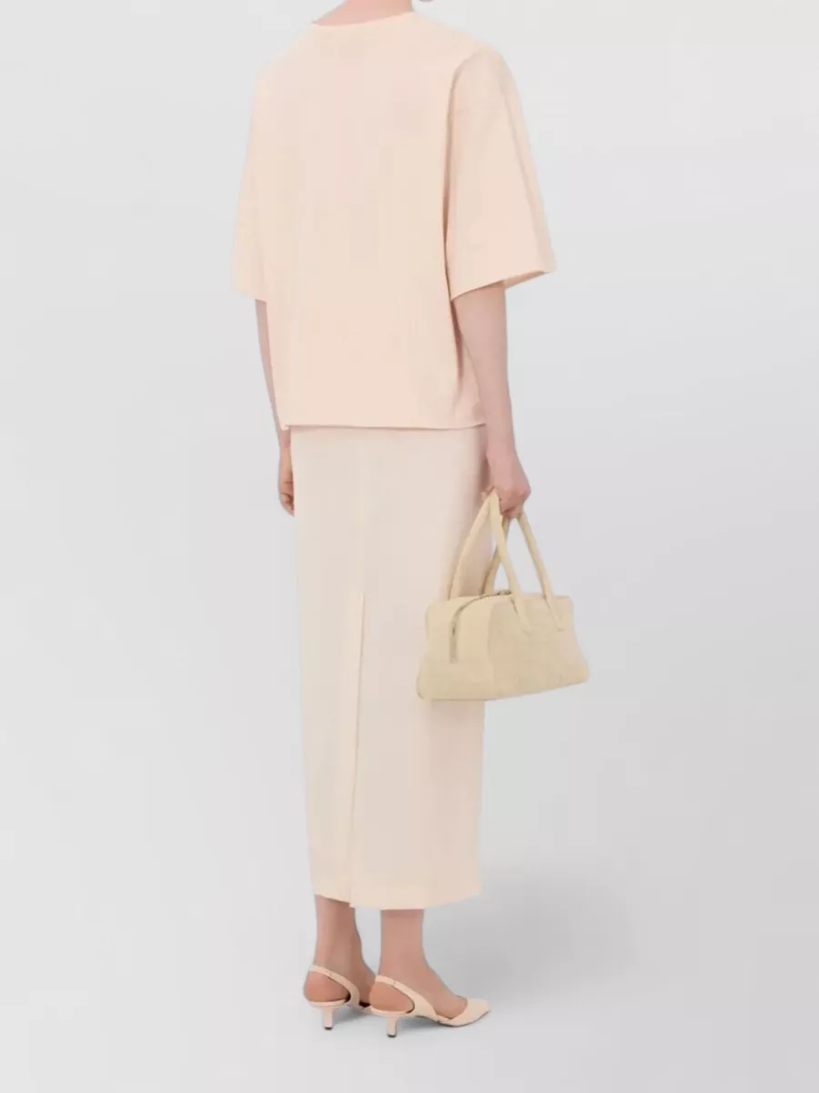 Loulou Studio Osis Relaxed Round Neck T Shirt