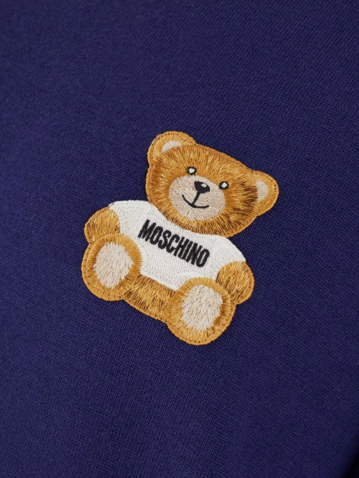 Moschino Wool Sweater With Long Sleeves And Ribbed Finish
