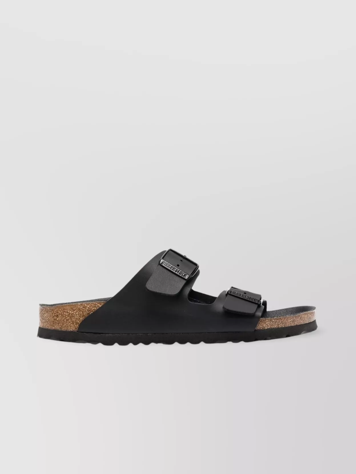 Birkenstock Flat Sandals With Cork Sole And Open Toe