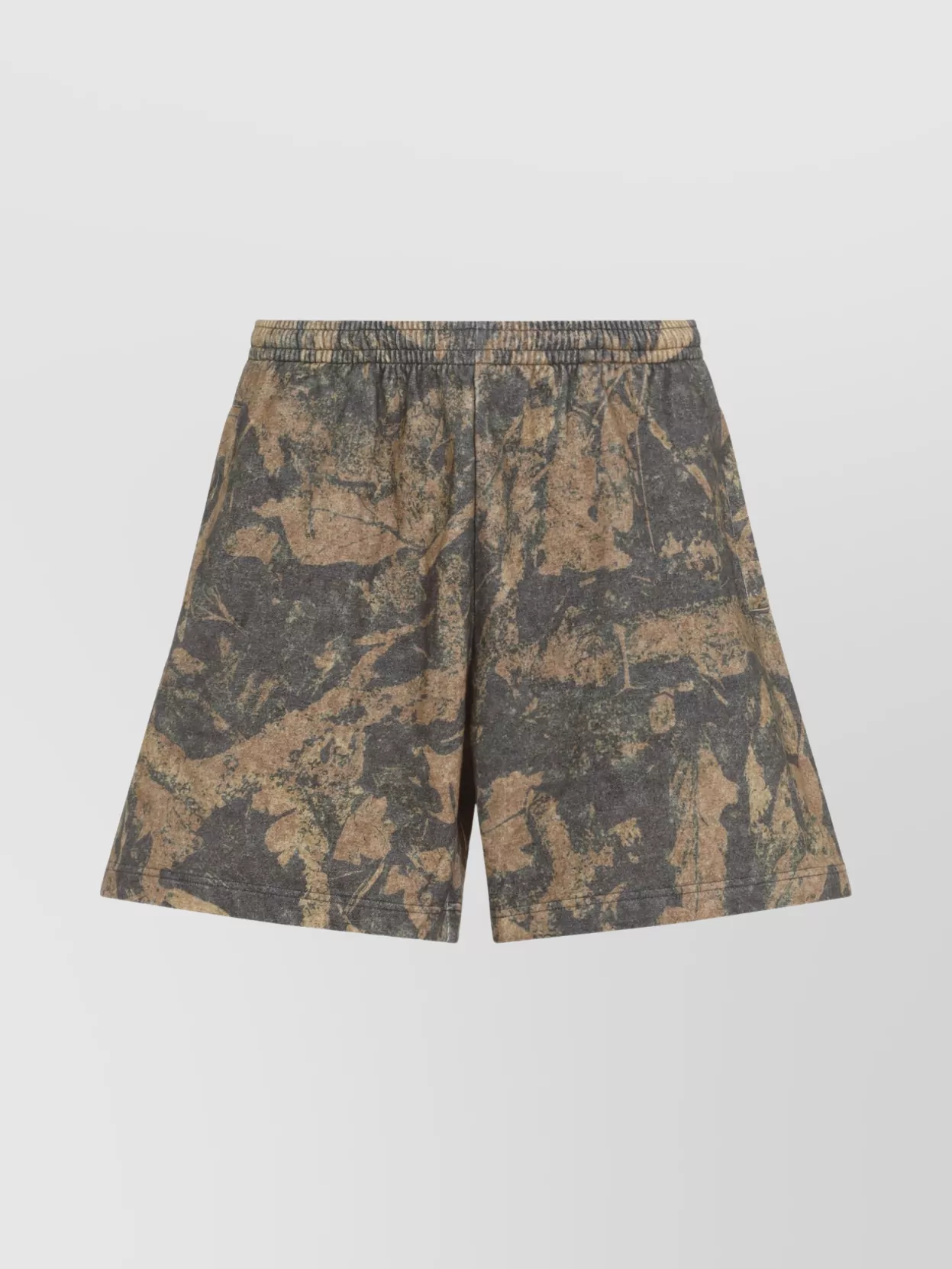 Acne Studios Camouflage Cotton Bermudas Elastic Waistband