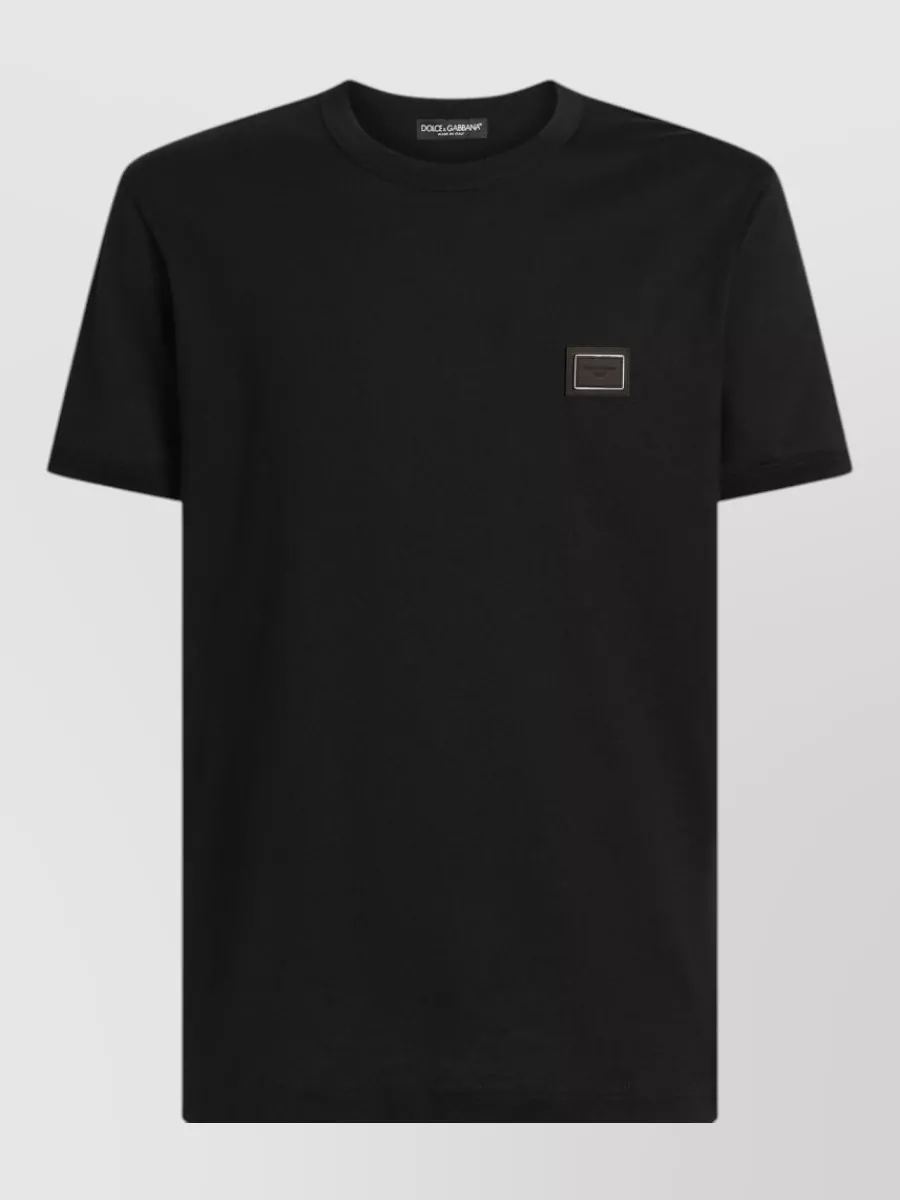 Dolce&Gabbana cotton logo plaque t-shirt