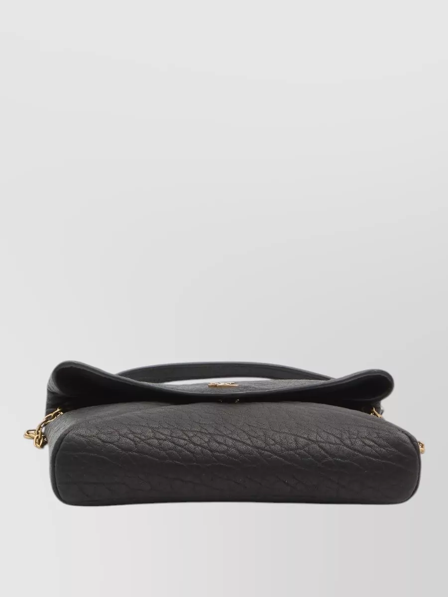 Saint Laurent Lambskin Leather Envelope Chain Clutch Bag