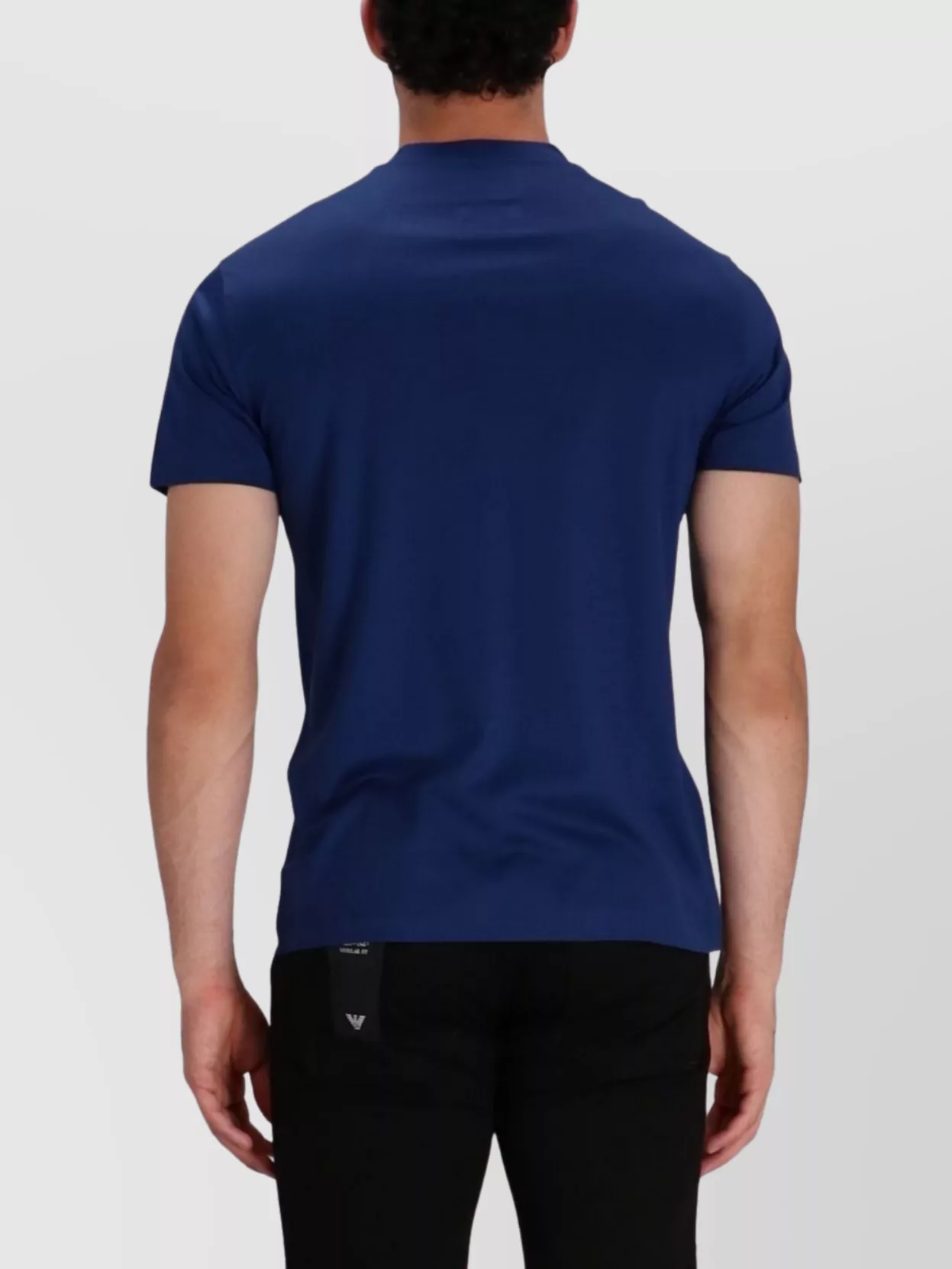 Emporio Armani Cotton Blend T-Shirt Logo Design