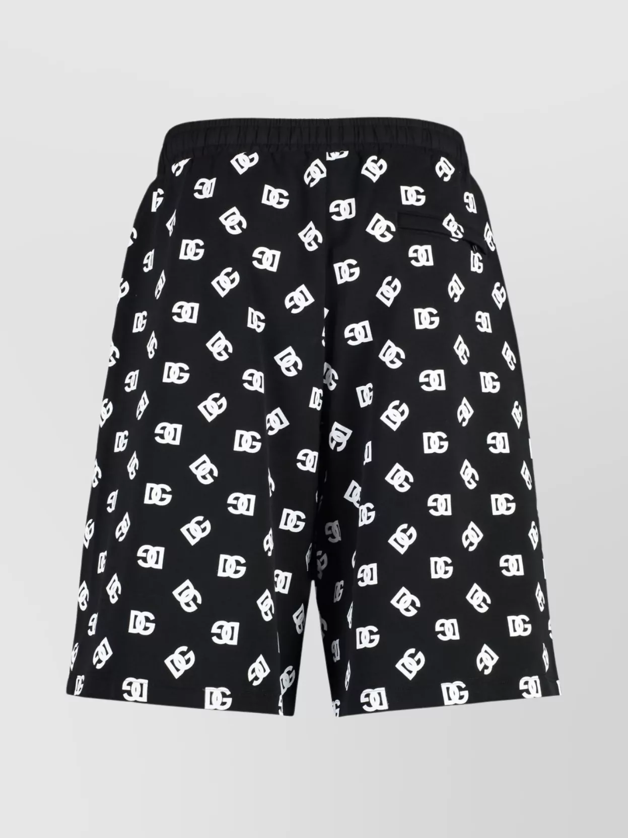 Dolce & Gabbana Dg Logo Print Cotton Shorts