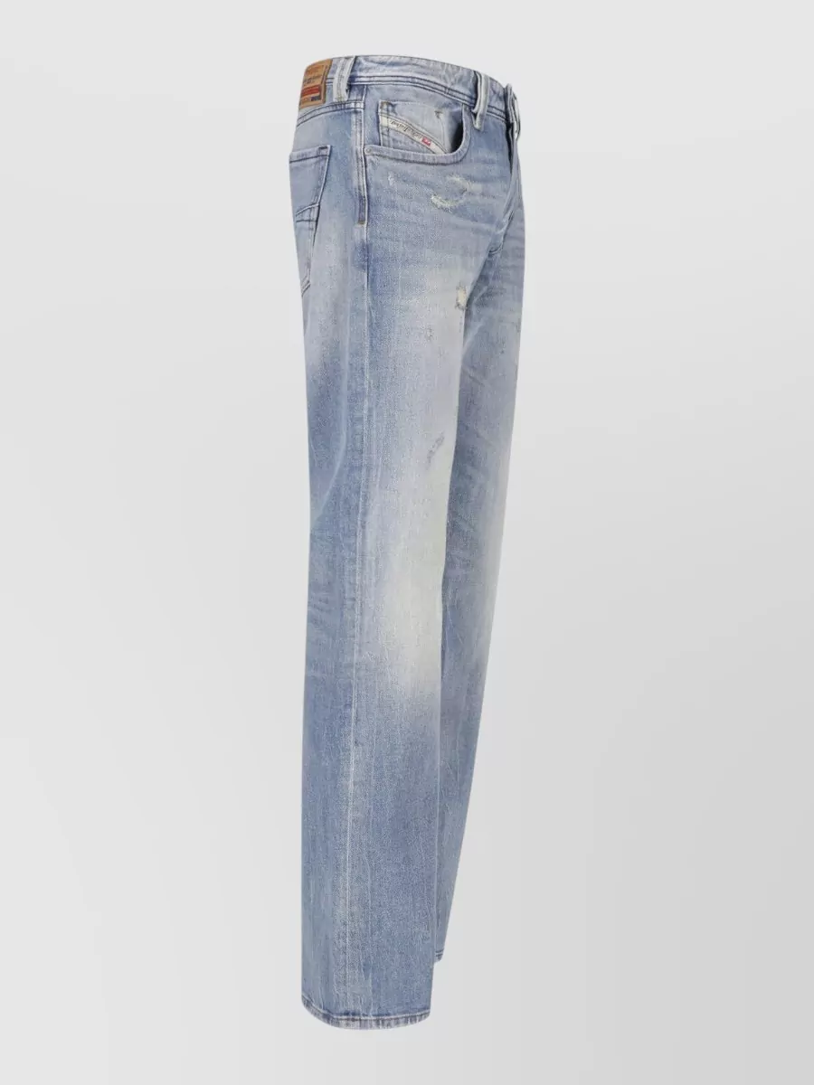 Diesel Denim Low-Rise Straight-Leg Jeans