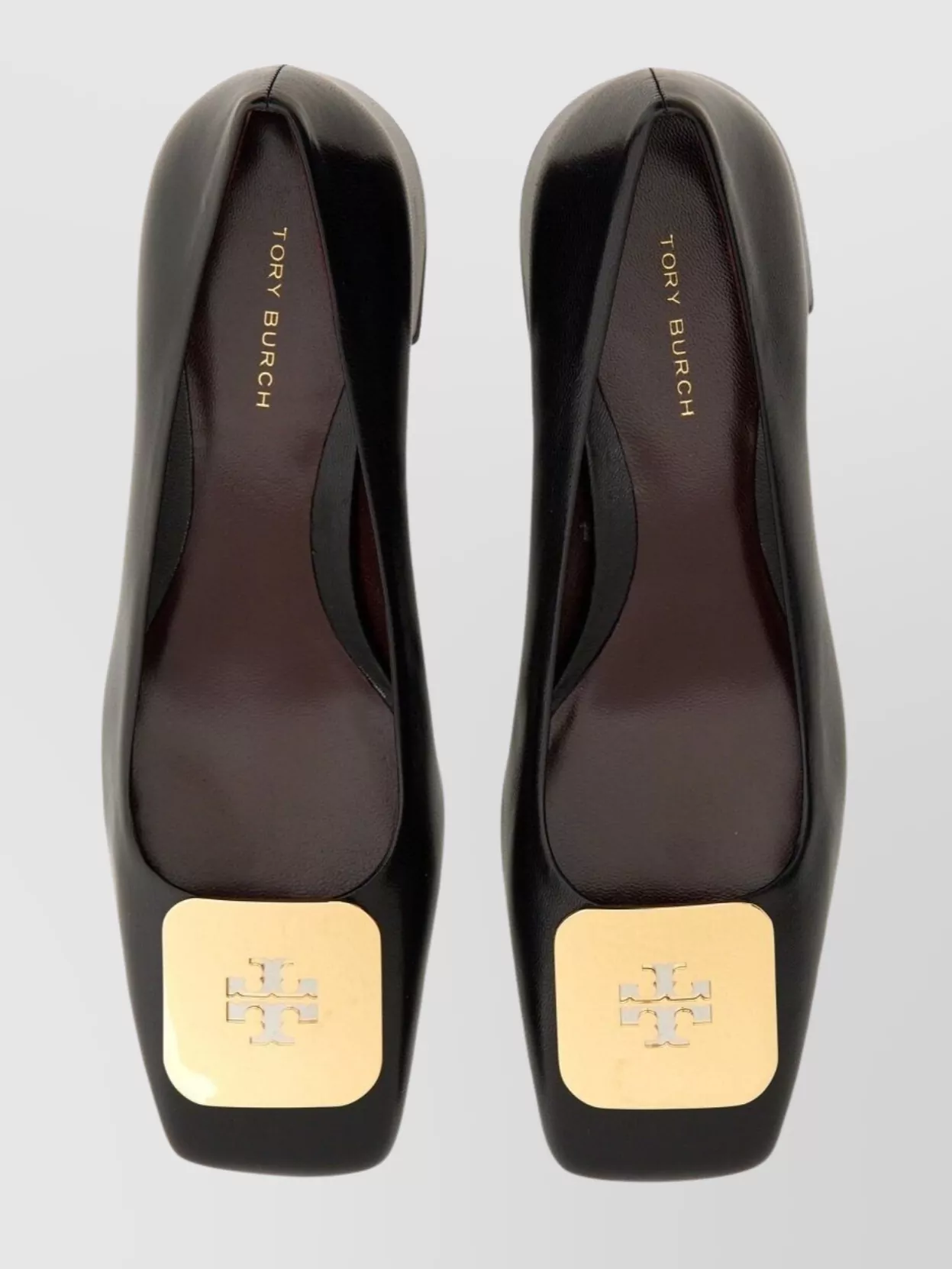 Tory Burch "georgia" Block Heel Square Toe Pumps