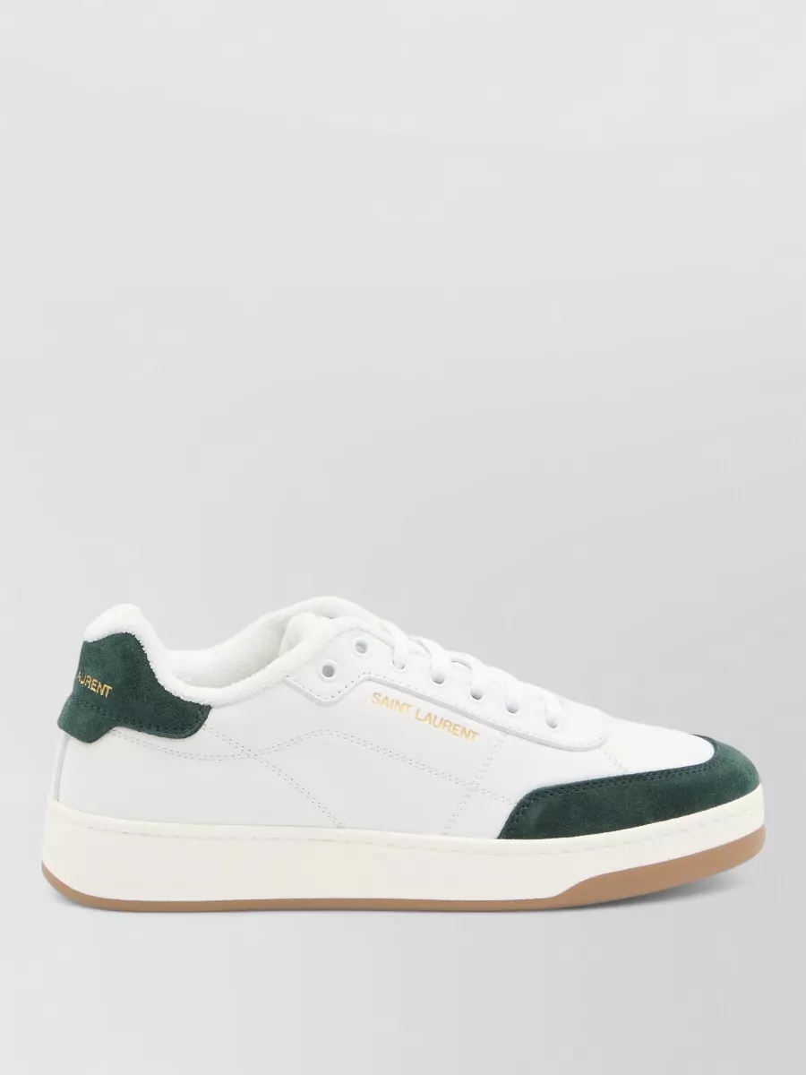 Saint Laurent Sl61 Leather Sneakers Signature Sole