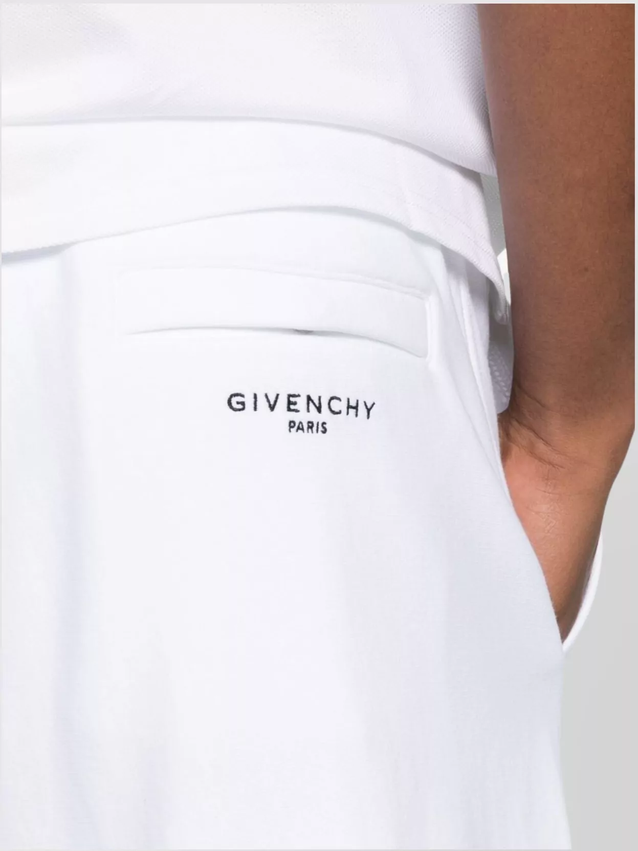 Givenchy Cotton Shorts With Logo And Pockets