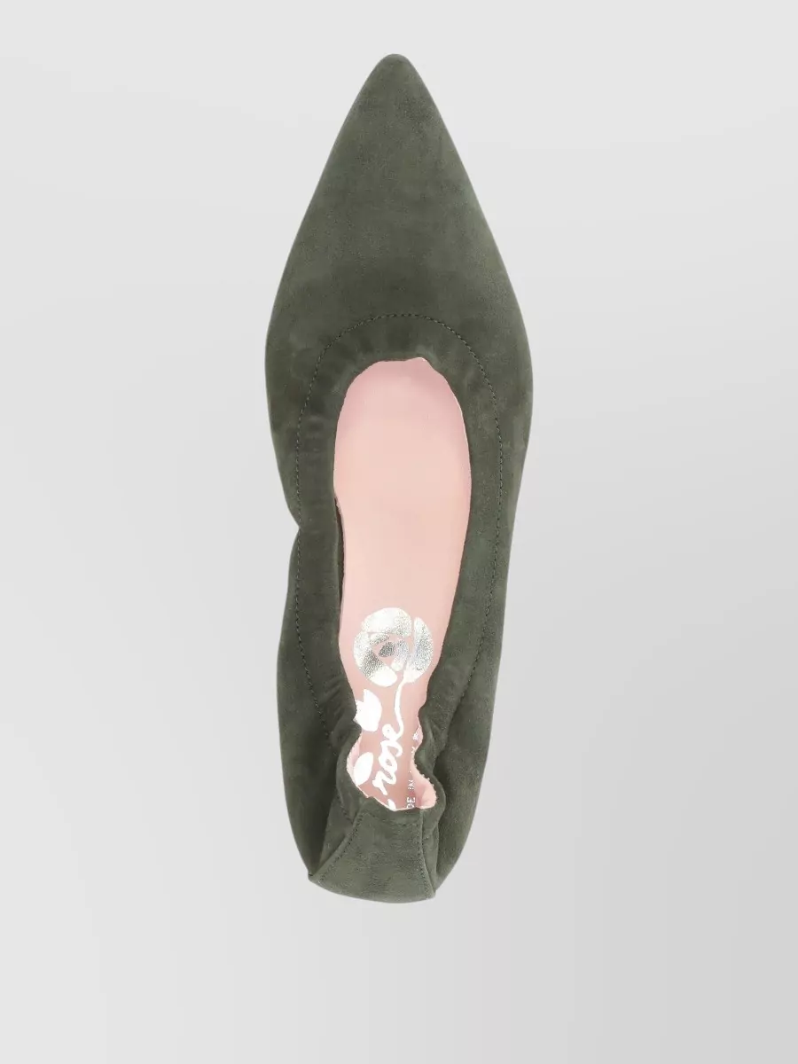 La Rose Suede Leather Pumps