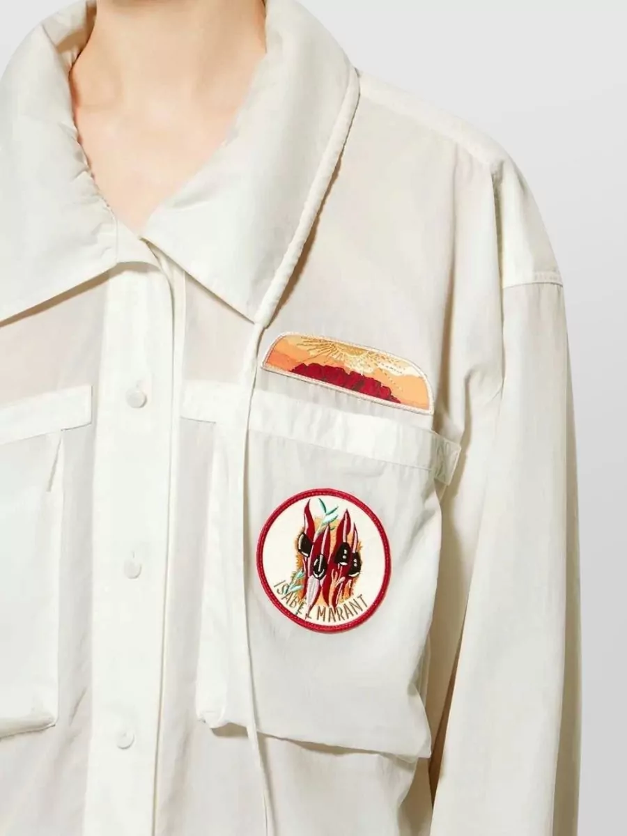 Isabel Marant Embroidered Shirt Jacket