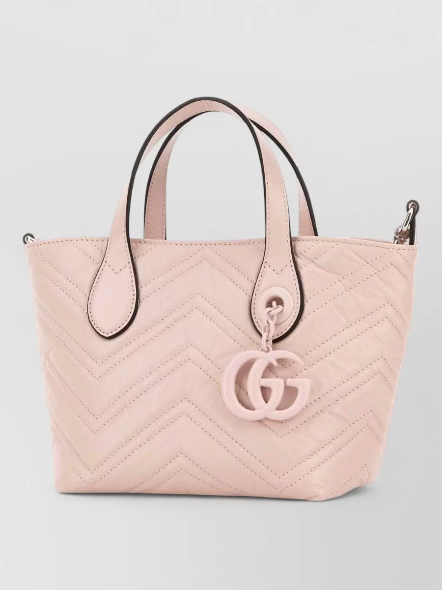 Gucci Gg Marmont Small Leather Tote Bag