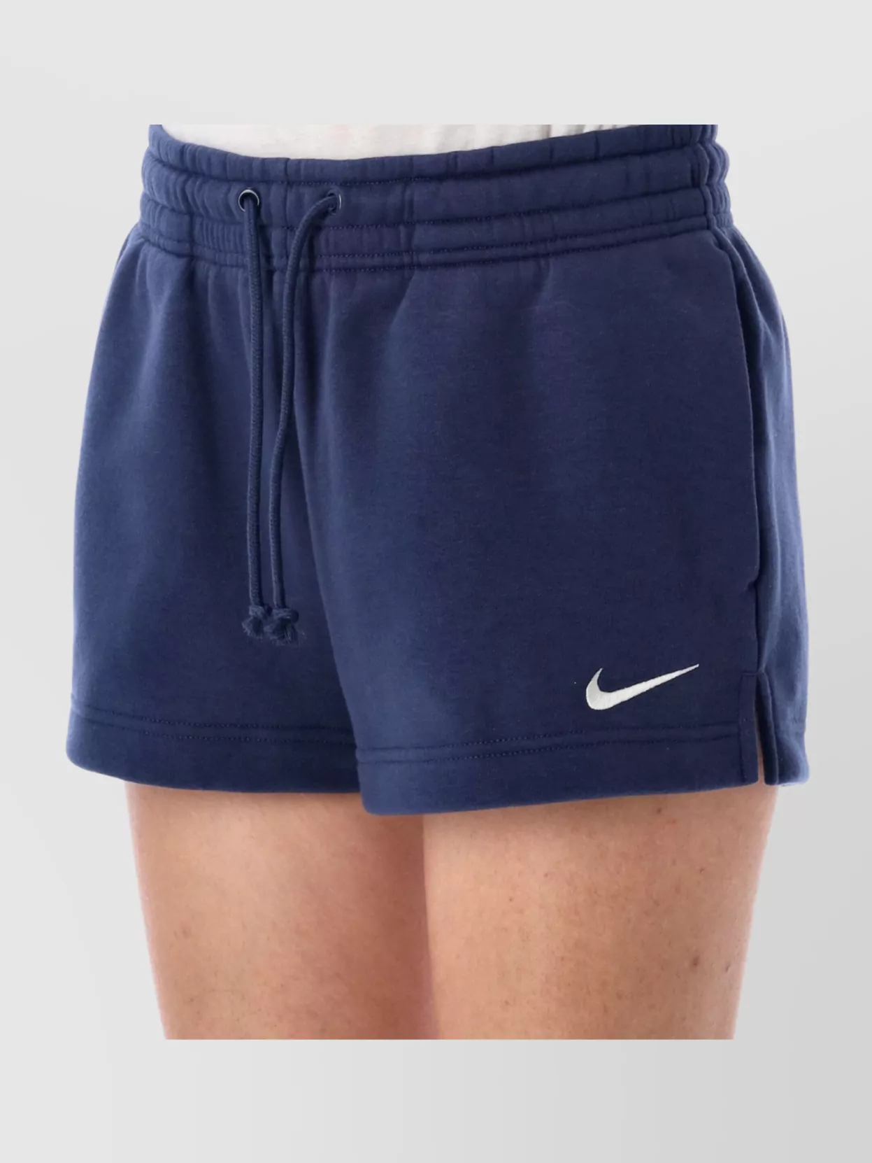 Nike Mid-Rise Fleece Shorts Side Slits