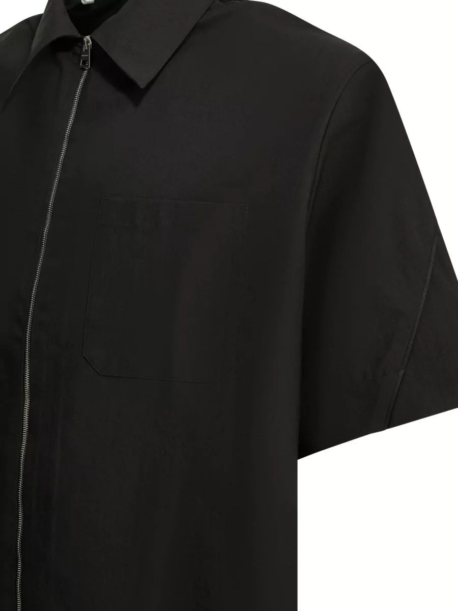 Givenchy Short-Sleeve Zip Shirt Jacket