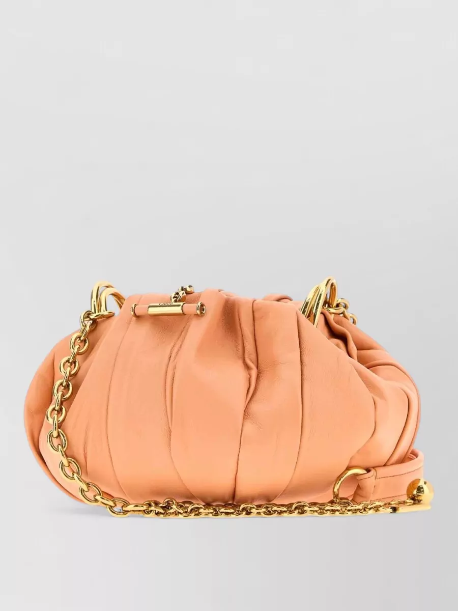 Chloé na lamb leather clutch bag