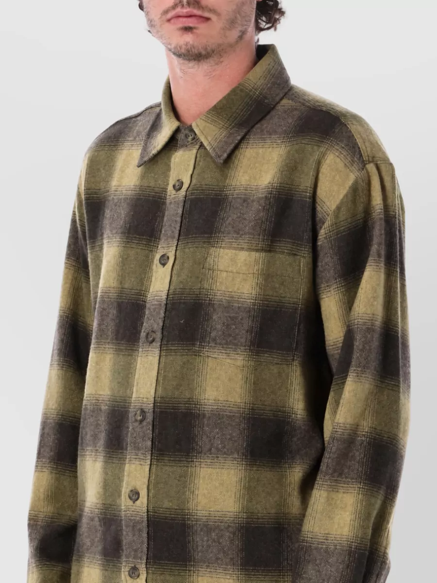 A.p.c. Checked Wool Shirt