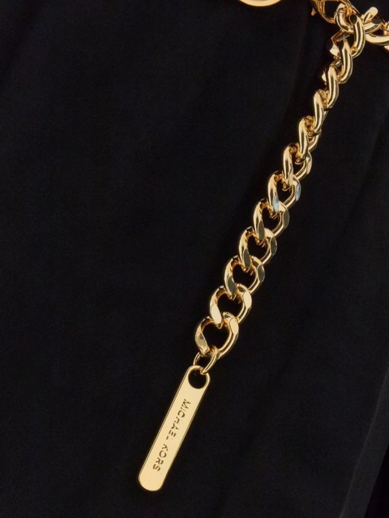 Michael Kors Dress In Triacetate Blend With Puff Sleeves In Black