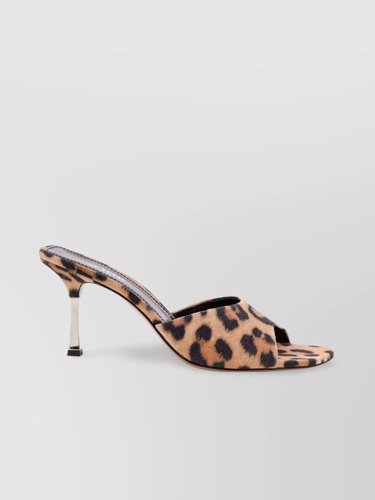 Paris Texas Lorena Animal Print Suede Sandals