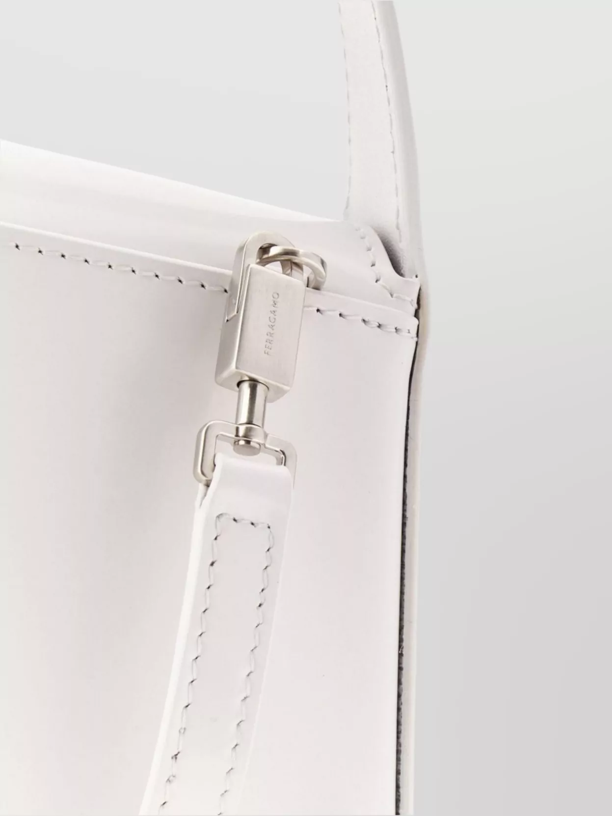 Ferragamo Mini Structured Leather Handbag