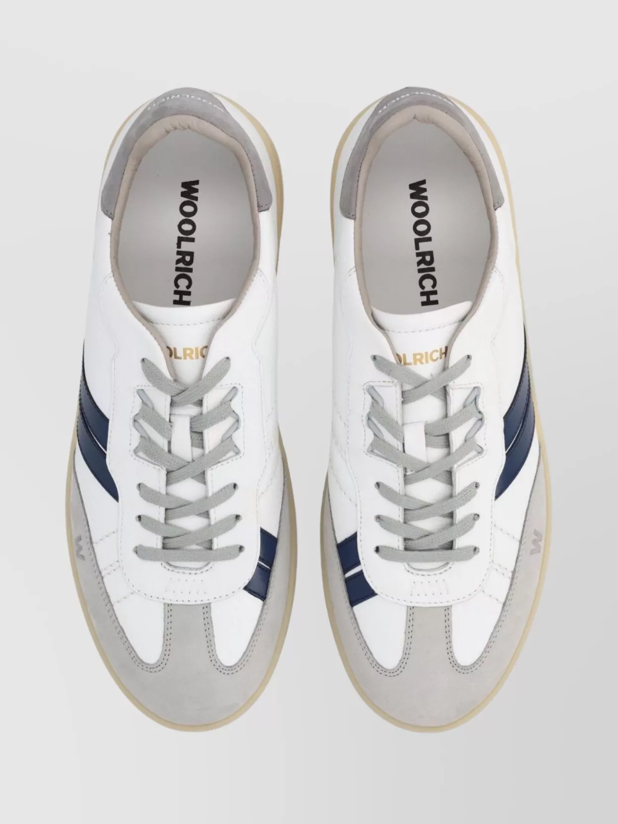 Woolrich Low-Top Sneakers With Round Toe And Stripes