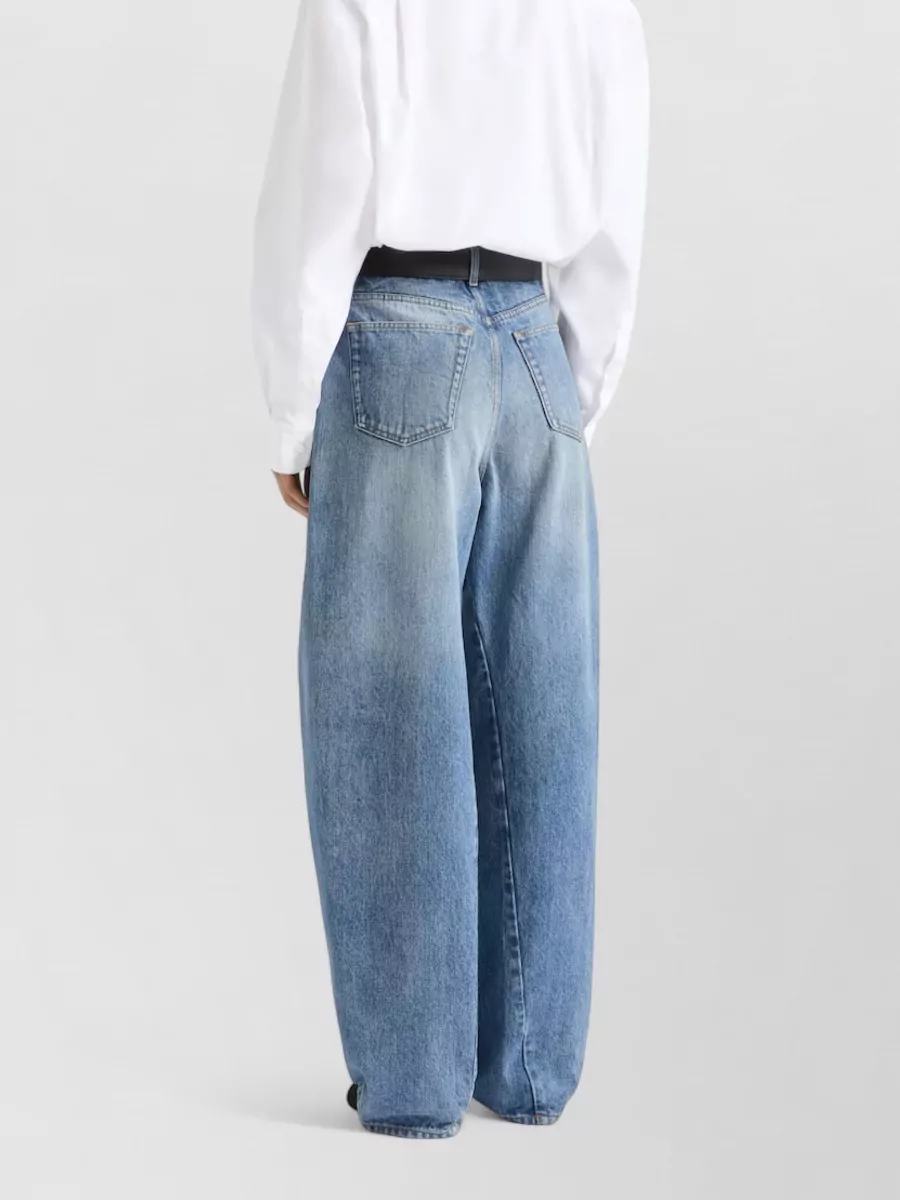Givenchy Denim Cocoon Wide-Leg Jeans