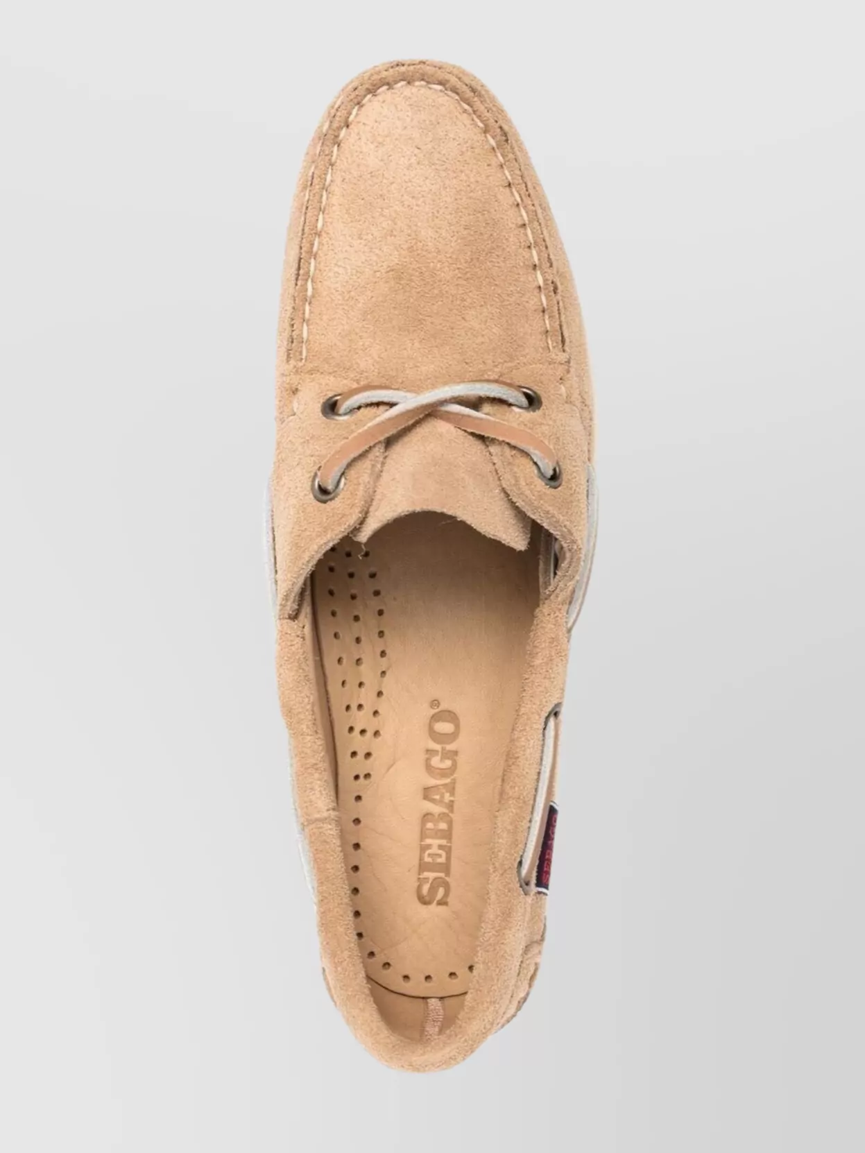 Sebago Round Toe Lace-Up Shoes With Rubber Sole