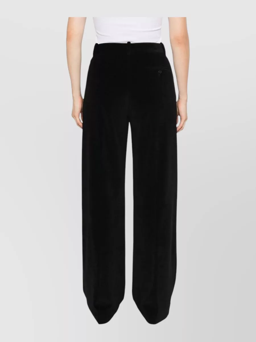 Circolo 1901 Velvet-Effect Wide-Leg Trousers