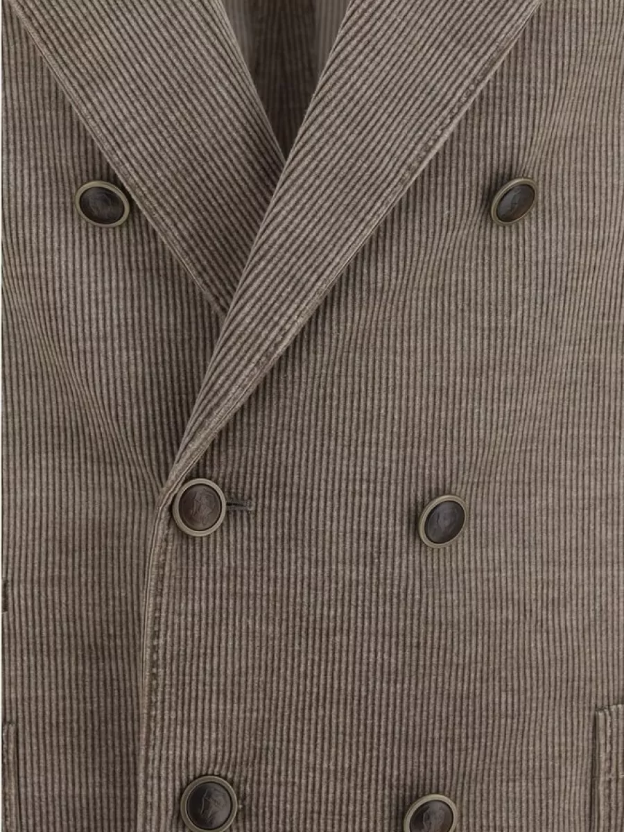 Brunello Cucinelli Cotton Full-Length Jacket